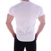 Men Sports T-shirt O Neck Short Sleeve Slim Fit Solid Color Elastic Quick-drying Soft