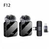 F11 Wireless Lavalier Microphone F16: Three-in-One Noise Reduction Mic for Mobile & Live Streaming