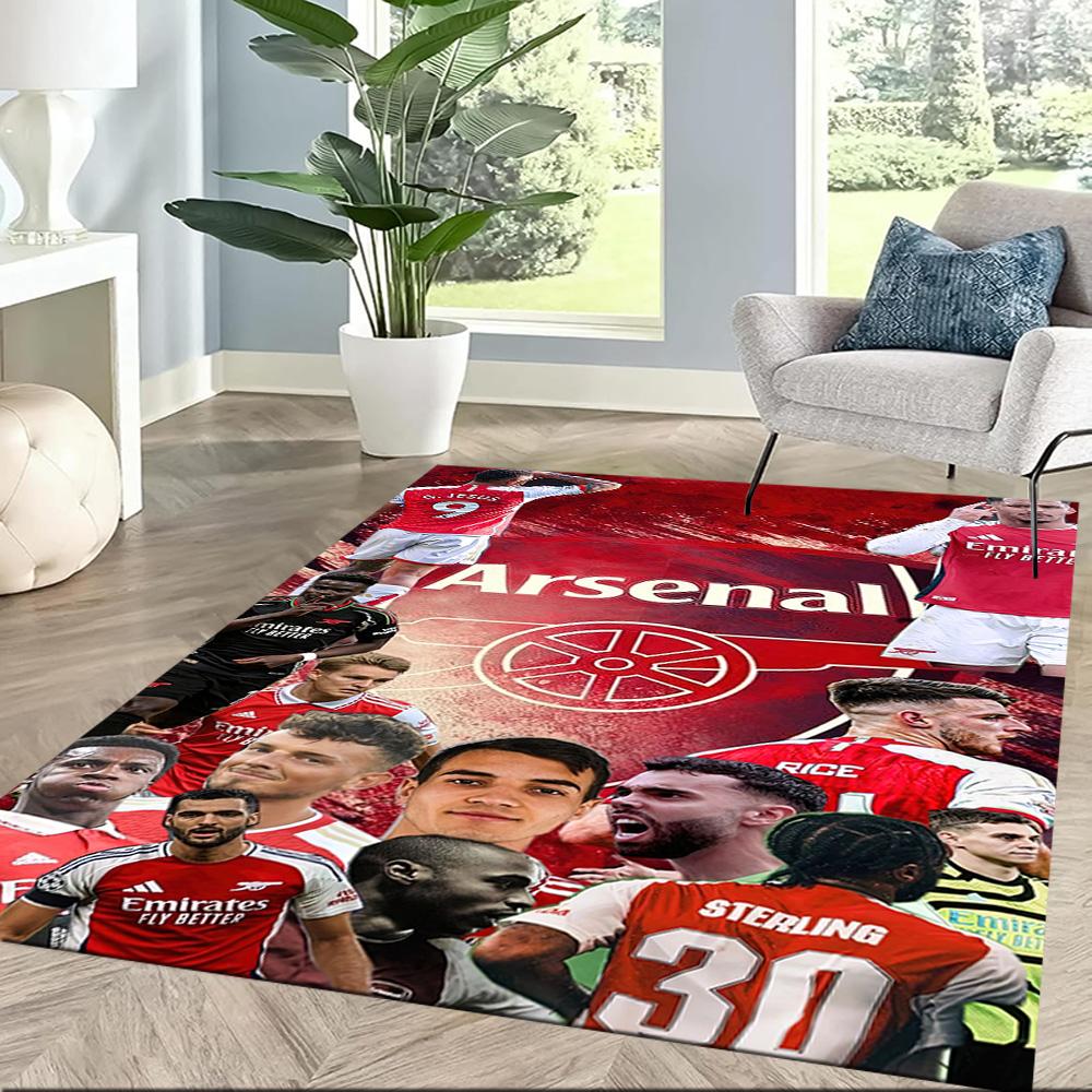 Arsenal Floor Rug Office Rug Design for Playrooms Bedrooms Foyer Decorate room Antislip Carpet Office home decor Perfect Gift for Friends & Family