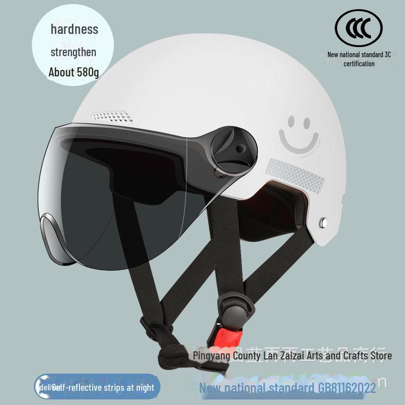 All-Season Electric Bike & Motorcycle Helmet, 3C Certified, Free Shipping, Unisex