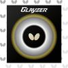 Накладка для настольного тенниса Butterfly, Сделано в Японии, Glazer, Инвертированная мягкая, Высокое натяжение, Черная (278), Толстый, 06100