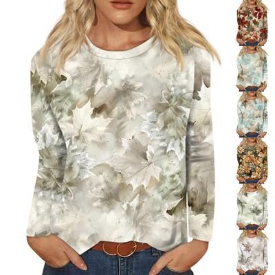 Женские рубашки с длинным рукавом и круглым вырезом, базовая футболка, повседневный топ, осенняя модная туника, облегающие футболки