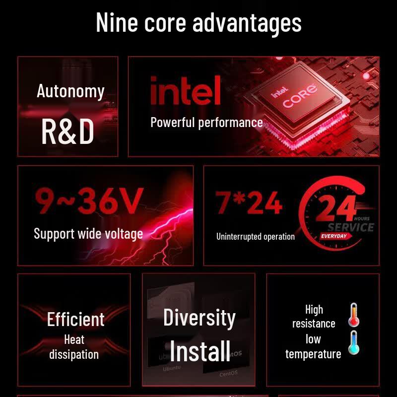 INCEER 21.5in Industrial Embedded Touchscreen All-in-One PC (CN version)