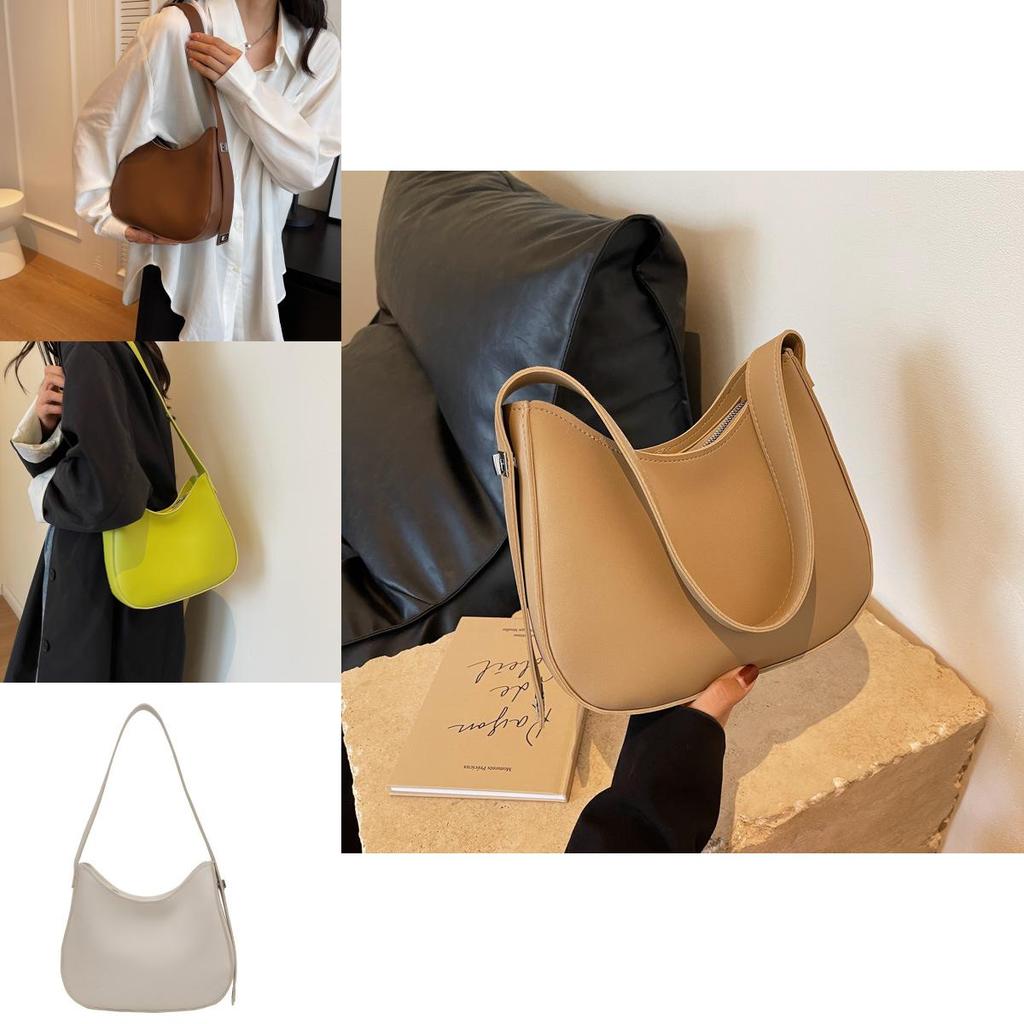 Chic Pu Leather Bucket Bag For Women Trendy 2023 Fashion Shoulder Handbag