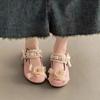 Korean Soft and Gentle Flat-soled Single Shoes Women's Spring New Versatile Skirt Women's Shoes Pearl Mary Jane Shoes
