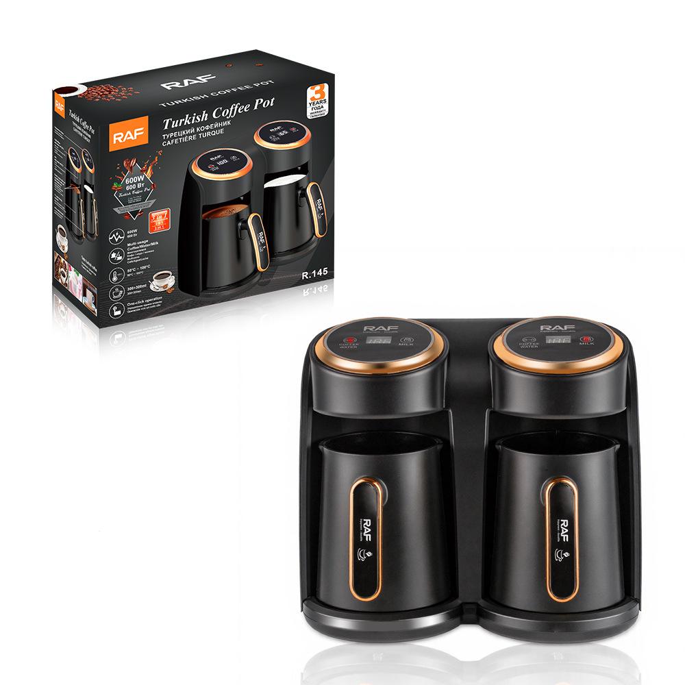 Турецкая кофейная турка европейского стандарта - Портативная кофеварка и чайник на две чашки для дома и офиса