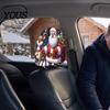 Мягкие полиэстеровые чехлы на сиденья автомобиля, Рождественский чехол на подголовник, Рукав-накидка на подголовник Санта-Клаус, Забавный защитный чехол-подушка для автомобилей, внедорожников, Универсальная посадка