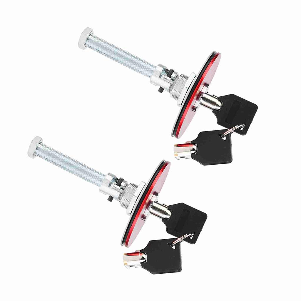 Универсальный замок капота автомобиля, комплект штифтов, предохранительная защелка (красный)