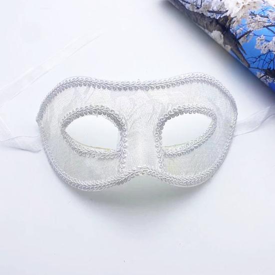 Women's Lace Masquerade Masque Halloween Dancing Party Costume Half Face Eye Masque for Cosplay Parties Proms