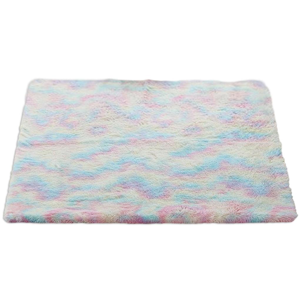 Rainbow Area Rug Fluffy Floor Carpet for Kids Room Home Decor