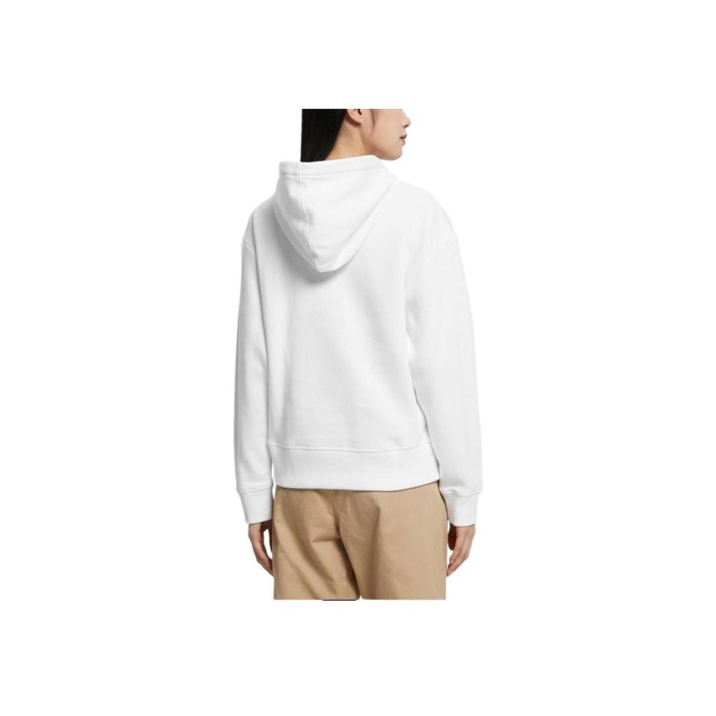 Calvin Klein Толстовка с вышитым логотипом, женские топы, ярко-белая 40WH100-YAA