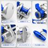 ASHCONFISH Металлическая блесна для джиггинга CNC Подходит для различных видов рыбалки Максимальное тормозное усилие Различные номера моделей Двухосевая катушка, Отделка, Сцены, Износостойкий,