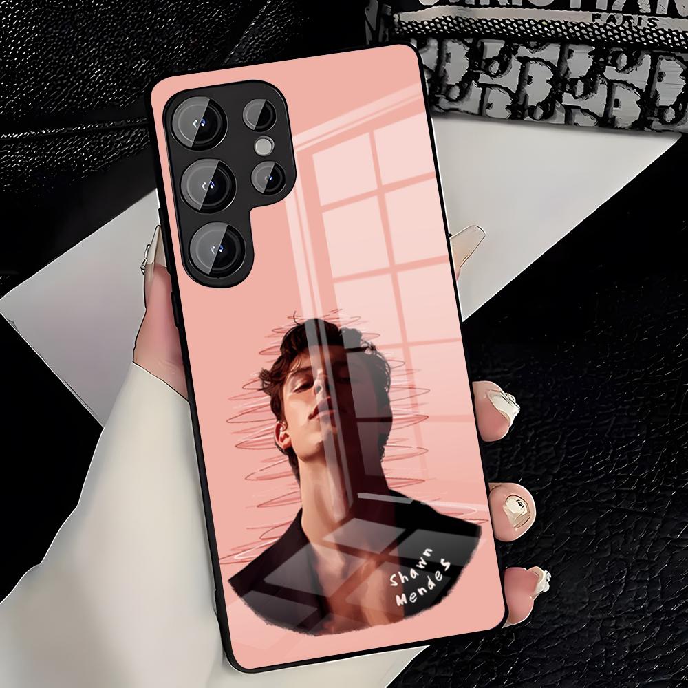 Чехол для телефона Shawn Mendes для Samsung S26 S25 Plus S20 S20 Plus S22 Ultra S23 FE S21 Plus S21 Ultra Стеклянная крышка