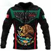 New Mexican Hoodies Men's Hoodie 3D Print Mexico Flag Tops Autumn Long Sleeve Streetwear Designer Hooded Hoodie For Men Clothing
