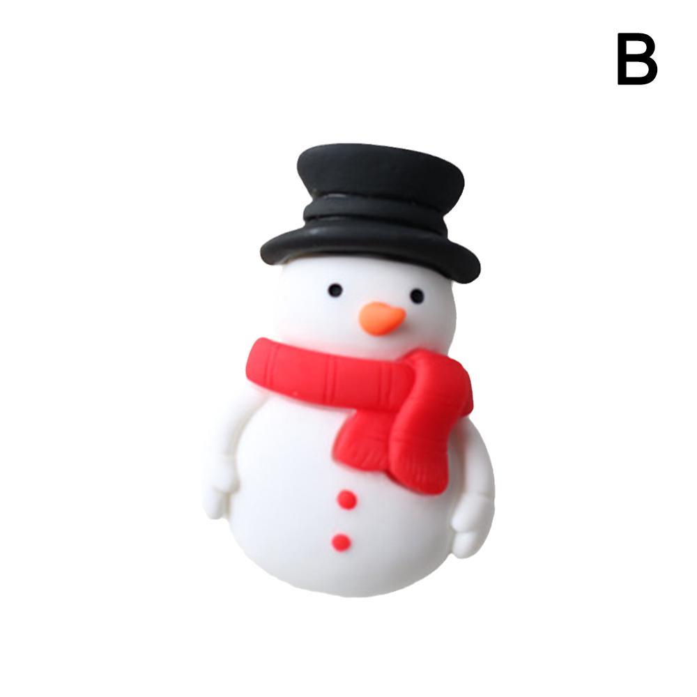 Ароматические клипсы для автомобильного воздуховода 3D Рождественский Санта-Клаус, колокольчик лося, смоляной зажим для ароматерапии, аксессуары для украшения салона автомобиля