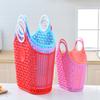 Portable Shopping Basket Grocery Basket Bath Basket Storage Basket Plastic Snacks Cosmetics Toiletries Storage Box Portable Basket