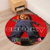 Chucky Printed Round Rug Carpet Chair Rug Area Rug Entryway Doormats,for Office Chair Living Room Bedroom Kitchen Room.