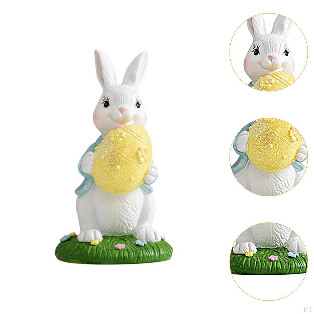 Фигурка кролика для празднования Пасхи, украшение рабочего стола для дома