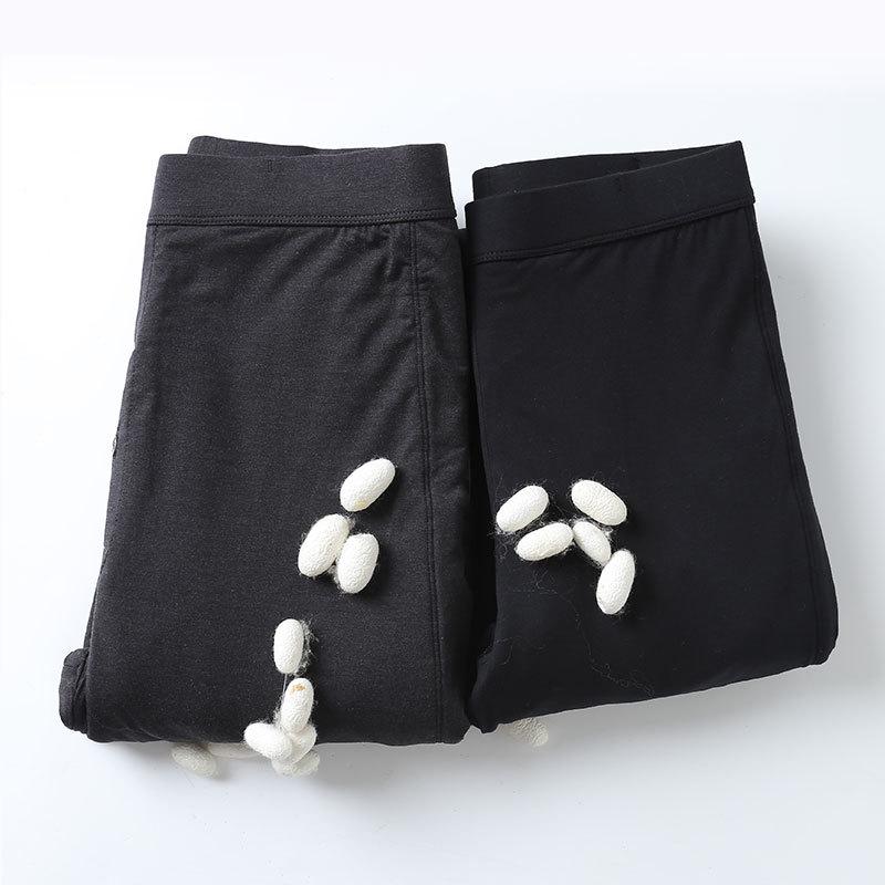 Утепленные брюки Haosangyuan Unisex из шелка Mulberry - утолщенные и устойчивые к холоду брюки для осени/зимы (Стиль 4263/4264)