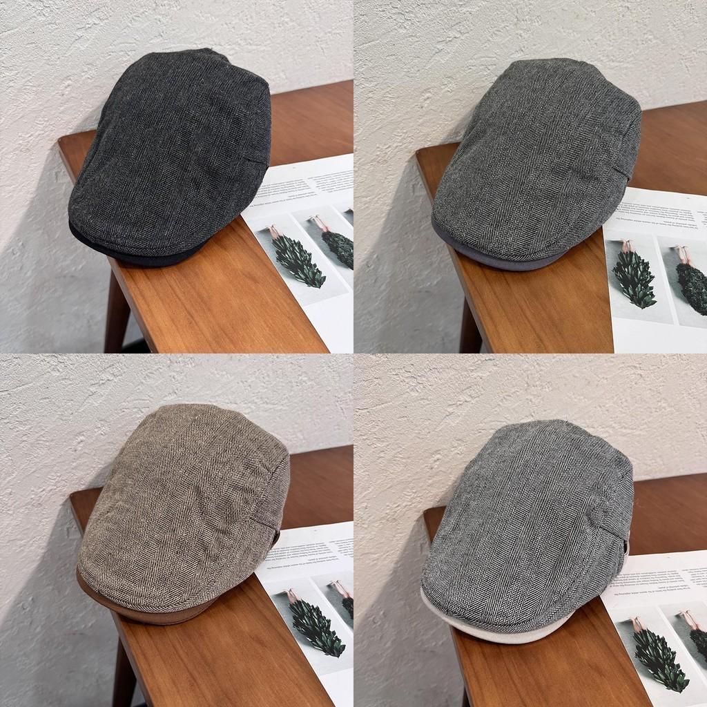 Beret Stripes Fashion Hat With Windproof Breathable Design For Gifts Winter