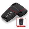 Silicone Car Key Case Cover for VW 2018 Atlas Tiguan Golf 7 Magotan 4 Button Replacement Smart Keyless Holder