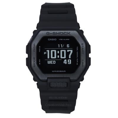 Восстановленные Casio G-Shock G-Lide Цифровые Связь со смартфоном Ремешок из смолы Кварцевые GBX-100NS-1 200M Мужские часы