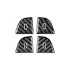 Carbon Fiber Trim for Tesla Model 3 Y Model 3 Highland Model Y Juniper Car Interior Door Switch Lock Button Sticker Accessories