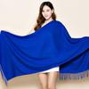 70 * 200cm Autumn And Winter New Women'S Solid Color Versatile Simple Tassel Imitation Cashmere Mohair Scarf Warm Scarf Atmosphere Shawl
