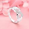 925 Sterling Silver Fashion Jewelry AAA Zircon Wedding Ring
