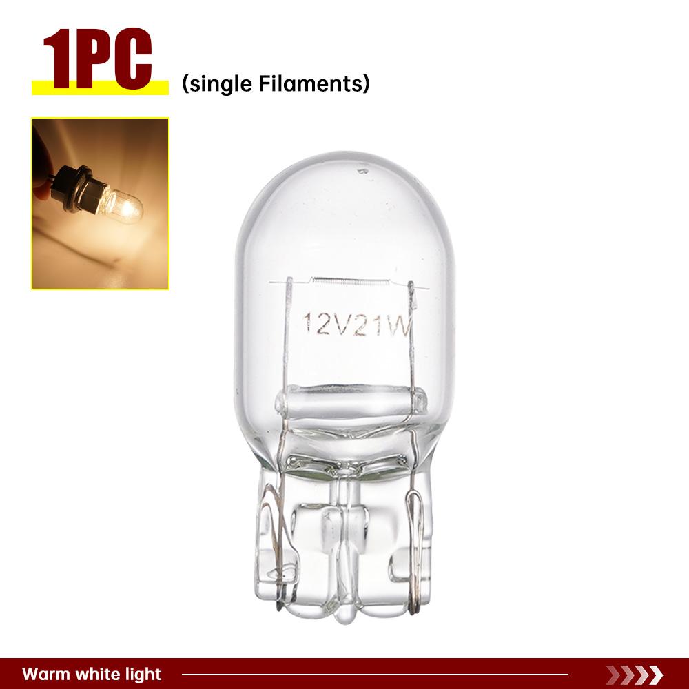 1 шт. T20 7440/7443 Сигнальная лампа 12V21W Прозрачное стекло ДХО Дневные ходовые огни Указатель поворота Стоп-сигнал Лампы стоп-сигнала заднего фонаря