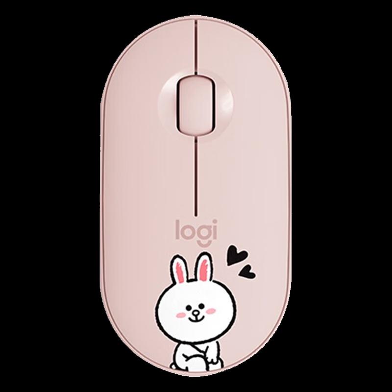 Logitech PEBBLE Wireless Bluetooth Mouse - Cony Bear Edition