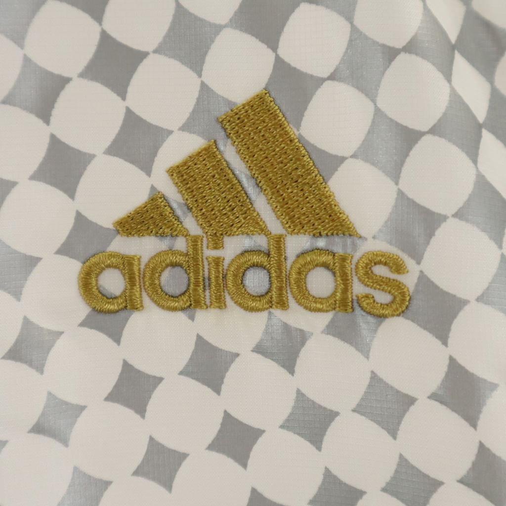 Adidas сетчатая куртка-трек L белая мужская б/у