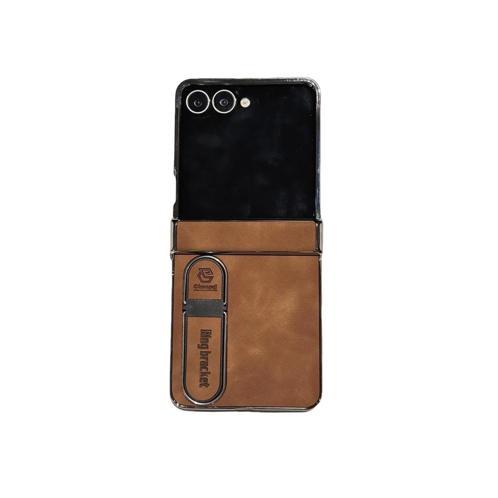 Защитный чехол-книжка Samsung Z-Flip 7/6 с подставкой для пальца