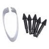 5pcs Stylus Pen Nibs Black 4096 High Pressure Sensitivity Stylus Pen Replacement Tips with Tweezers