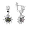 Silver Earrings with Mystic Topaz (2076599)