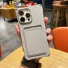 Однотонный квадратный матовый чехол из ТПУ с отделением для карт для iPhone 16 Pro Max 15 Pro 14 13 12 11, защита линз, противоударный мягкий чехол для телефона