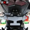 Motorcycle Tail Tidy License Plate Holder Foldable Fender Eliminator with LED Light for KAWASAKI ZX-4R ZX-4RR ZX-25R ZX4R ZX25R