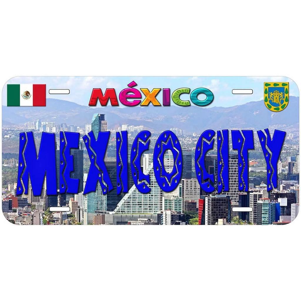 Vintage License Plates Decoration Signs Vintage Dubai Munich Madrid Moscow City Tags Metal Automotive Signs For Car Front