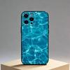 Узоры морской воды Чехол для телефона для iPhone 17, 16, 15, 14, 13, 12, 11 Plus, Pro Max, Другие Мягкий черный чехол