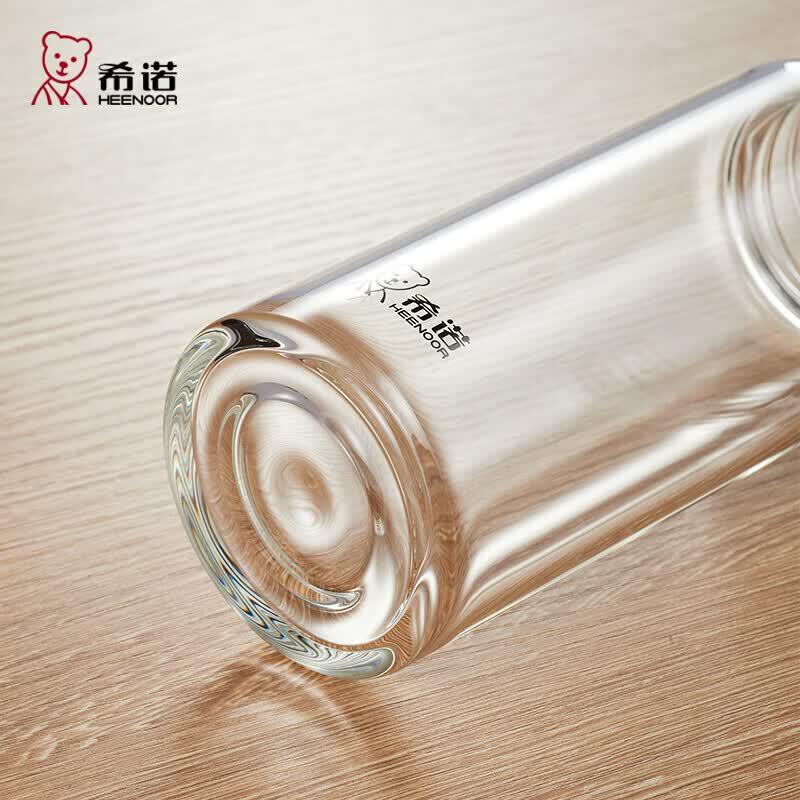 Heenoor Classic Single-Layer Glass Water Bottle