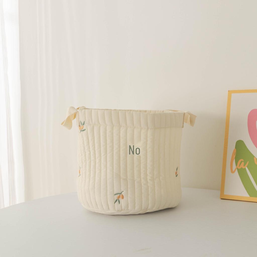 Multi-Purpose Baby Diaper and Toy Organizer Basket