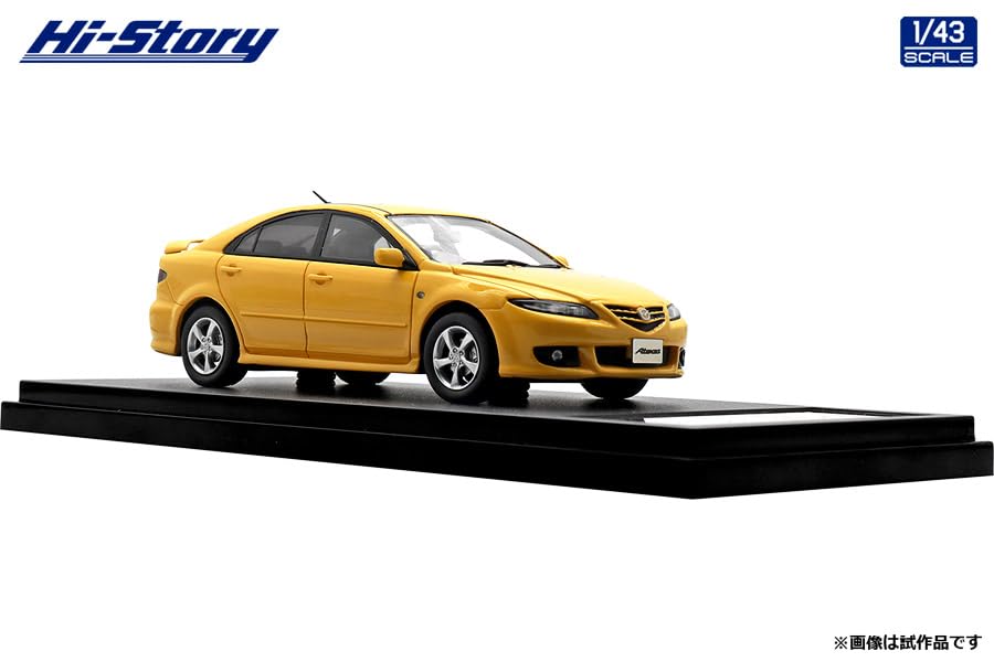 INTERALLIED Hi Story Mazda Atenza Sport 23S Желтый канареечный металлик 1/43 (2000) (Готовая модель)