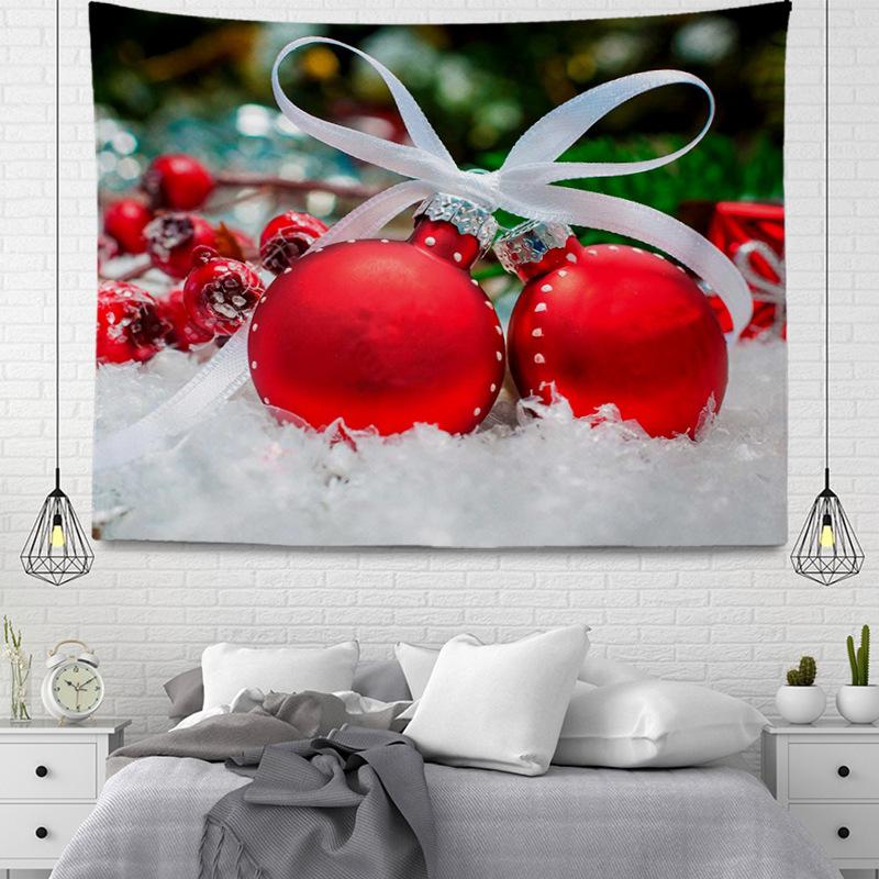Серия подвесных тканевых гобеленов в рождественском стиле