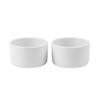 Imported Royal Copenhagen White Fluted Ovenware Souffle Cup 9cm Pair Set Bakeware 1070065 [Regular Product] Approx. (2 Pieces)