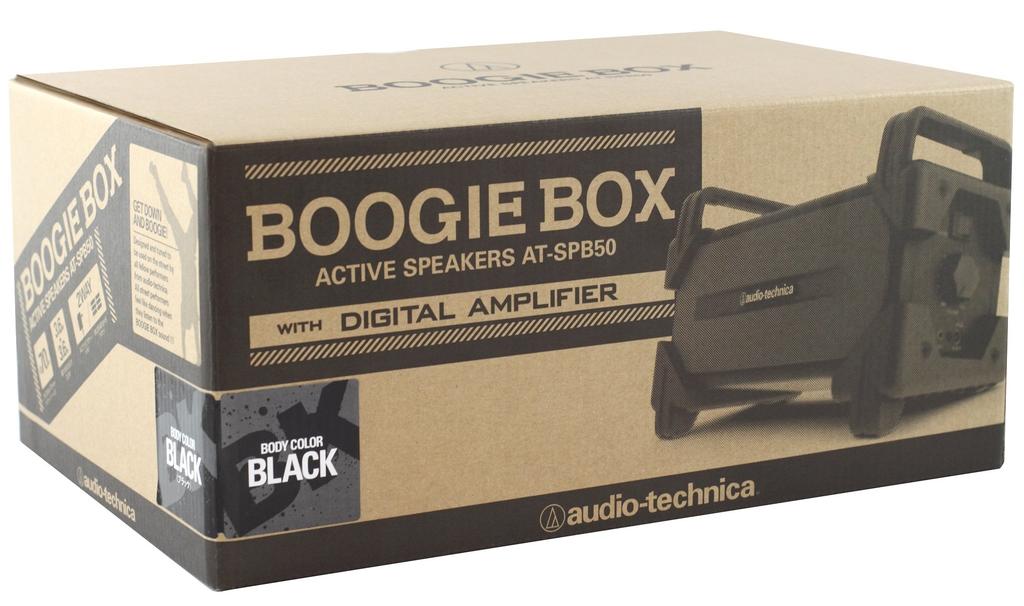 BOOGIE BOX Active Speaker BK Audio-Technica (Black) AT-SPB50