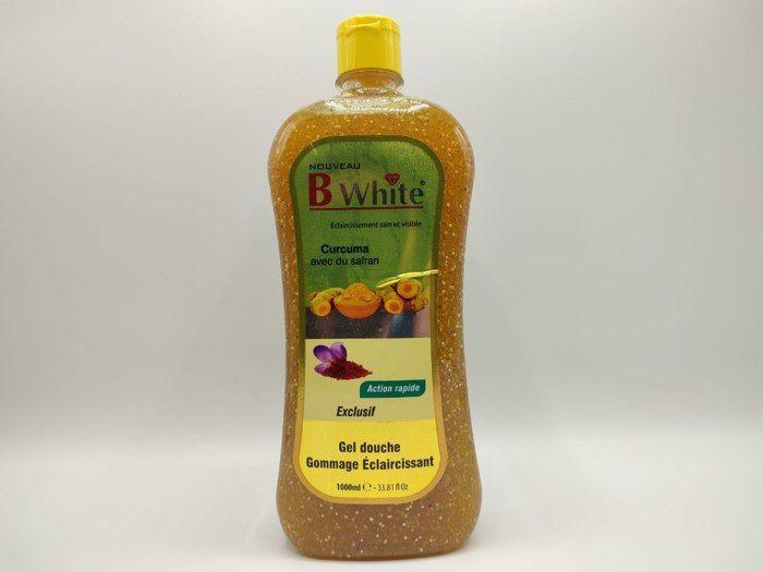 Gel Douche - B White - Curcuma - 1 Litre - Peau Propre - Mixte
