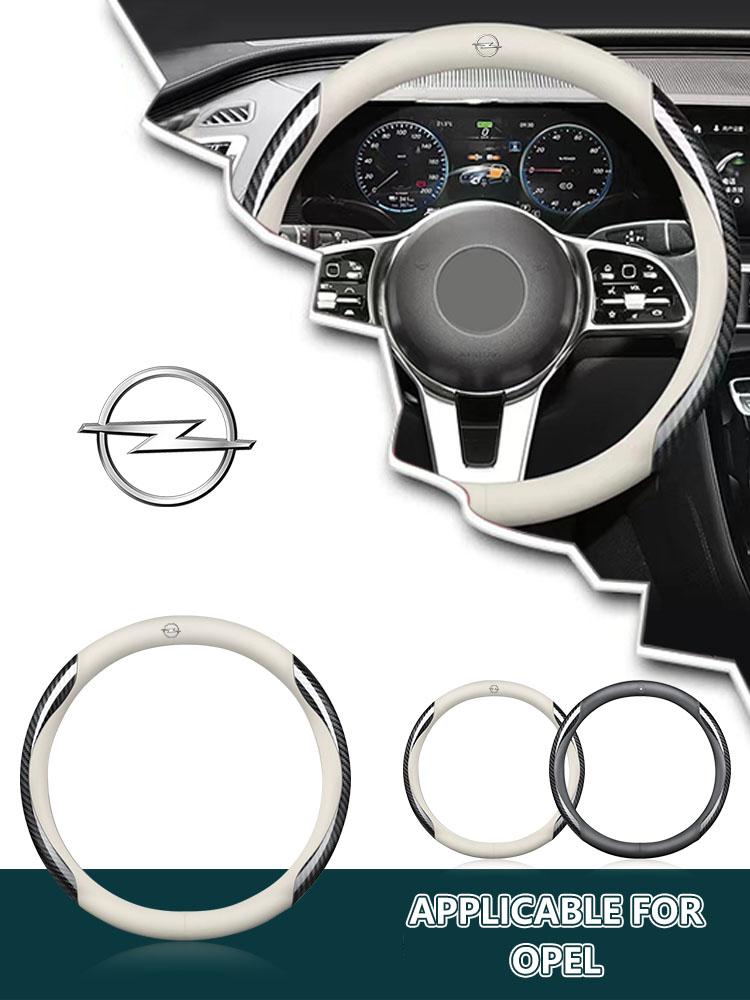 AAAYU1 AAAYQ1 New Car Steering wheel cover Carbon Fiber Suede For Opel Corsa Astra Insignia Vectra Zafira Meriva Mokka Grandland Vivaro