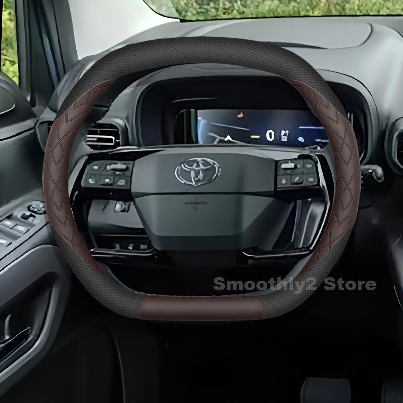 Кожаный чехол на руль автомобиля для нового Toyota Proace City 2025 Износостойкий Автомобильные аксессуары для интерьера рулевого колеса 2025