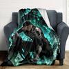 kaiju no 8 Print Flannel Blanket High Quality Warm Comfortable Cover for All Seasons Perfect for Gifts Home Decor