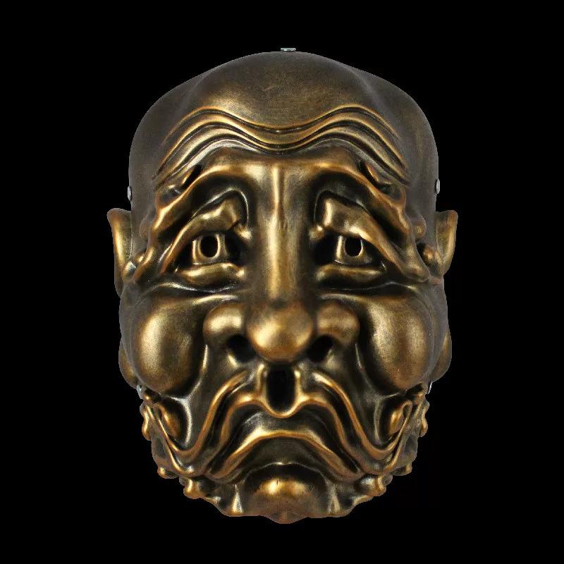Hot Pot Hero Resin Mask Tang Monk, Sun Wukong, Bodhisattva Eight, Sha Monk, Niu Tou, and the Eighteen Arhats Halloween costume props